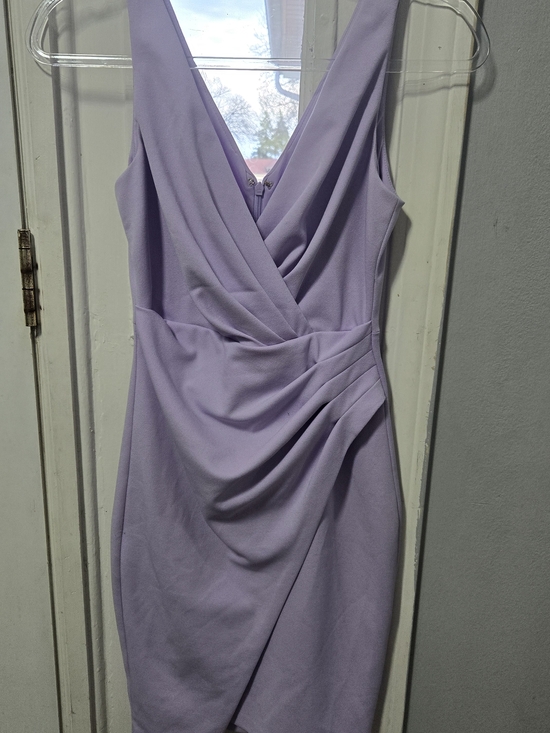 Guess Dresses & Skirts - Guess Lilac Sleeveless V-Neck Draped Midi Dress